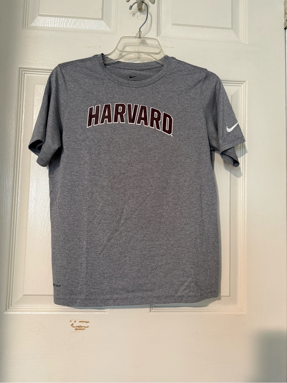 Nike kids Gray Harvard Short Sleeve Crew T-shirt  size XL
